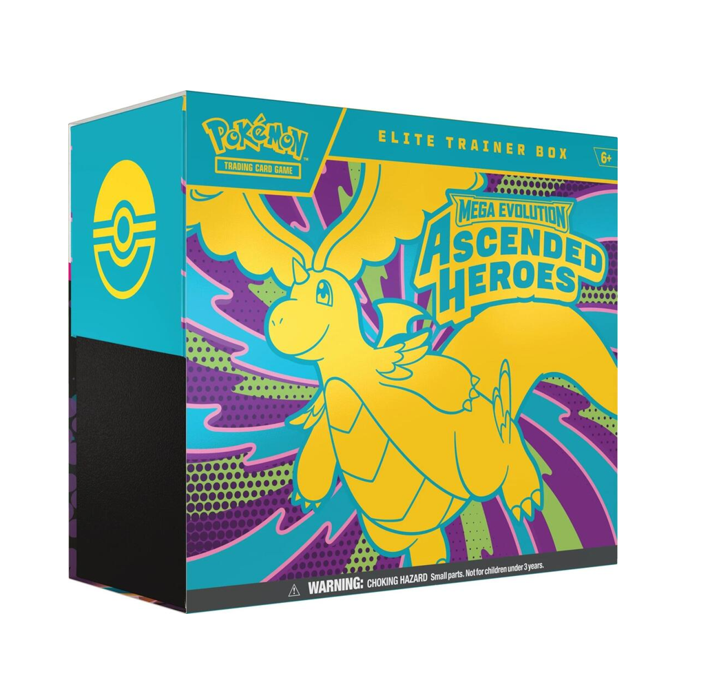 Ascended Heroes ETB: Pokemon Mega Evolution ME2.5 Elite Trainer Box –  PokeCardHouse