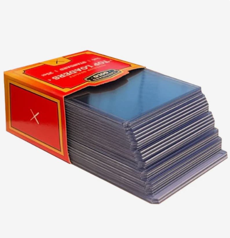 Cardboard Gold Top Loaders 3x4" 25ct - Standard Size Trading Cards