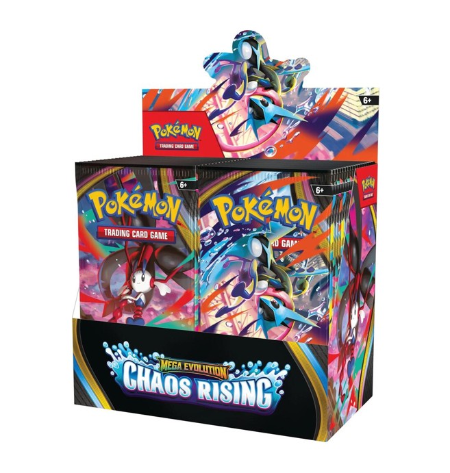 Chaos Rising: English Pokemon Mega ME04 Booster Packs / Box
