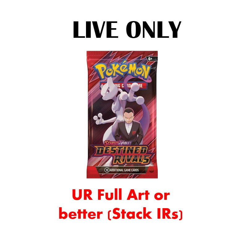 Destined Rivals Pack, IR / UR+ (No min.): Pokemon Booster