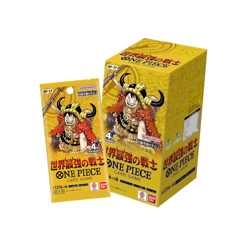 世界最強の戦士 OP-17 1BOX 24パック入り OP-17 [JP] The World's Strongest Warriors: One Piece Japanese