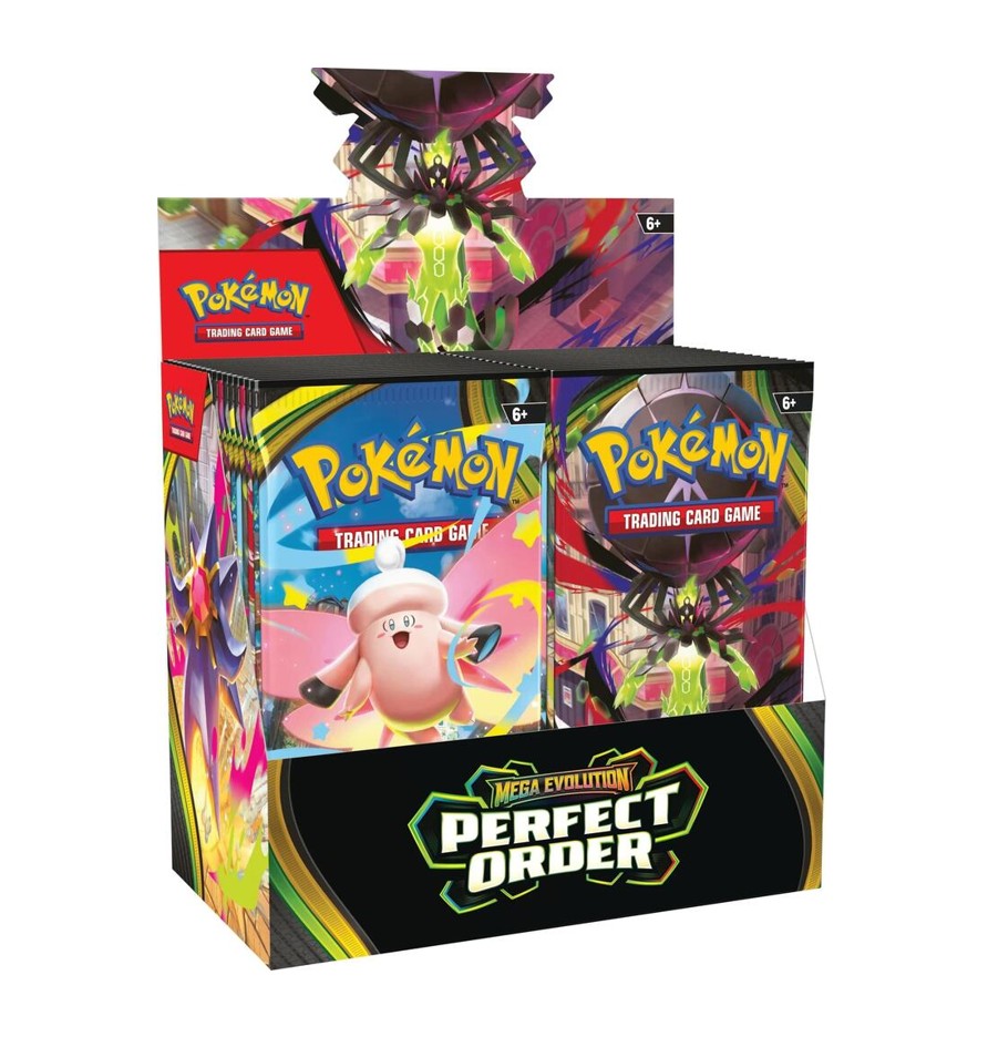 Perfect Order: English Pokemon Mega ME03 Booster Packs / Box