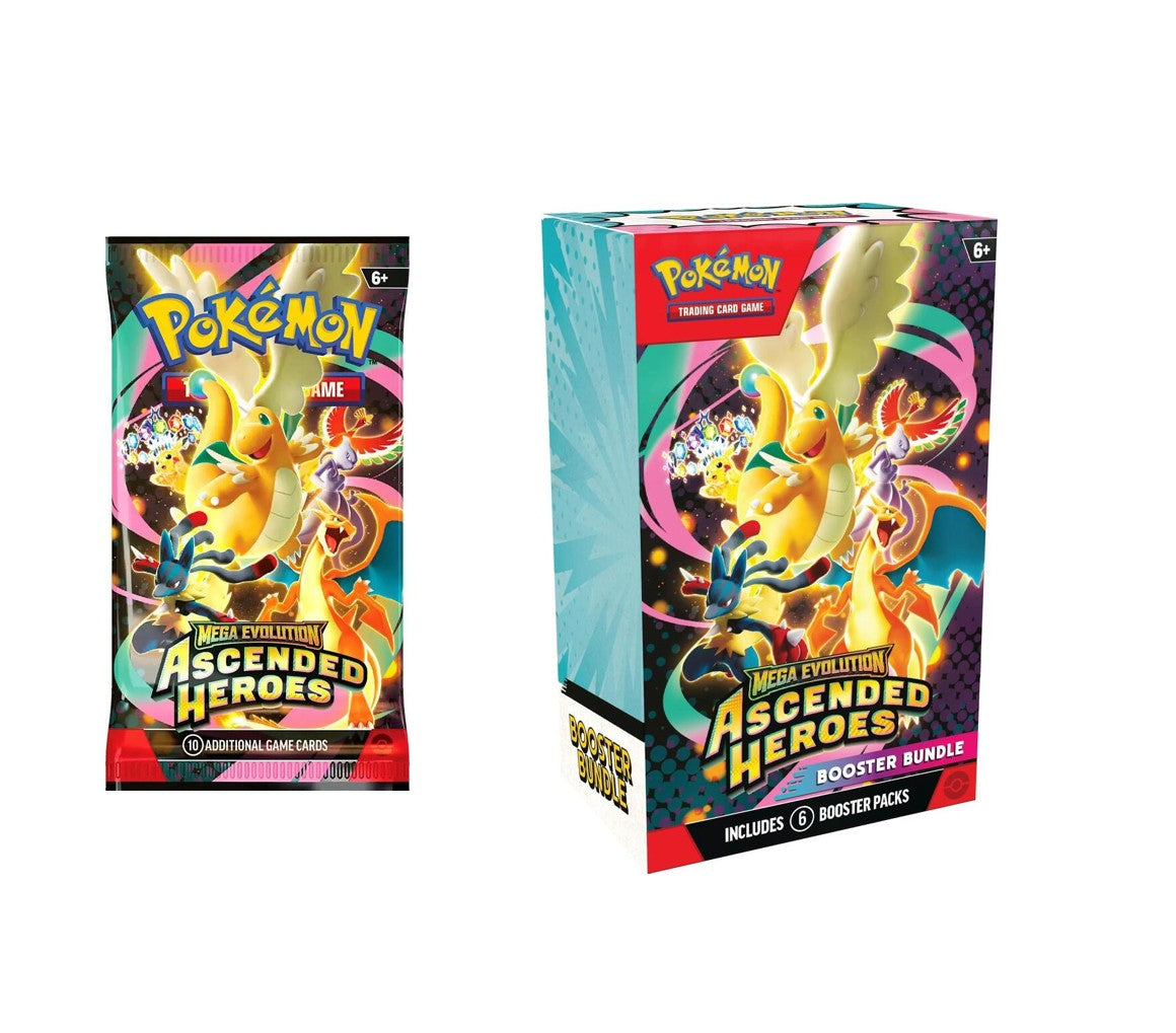Ascended Heroes: English Pokemon Mega ME2.5 Booster Pack / Bundle