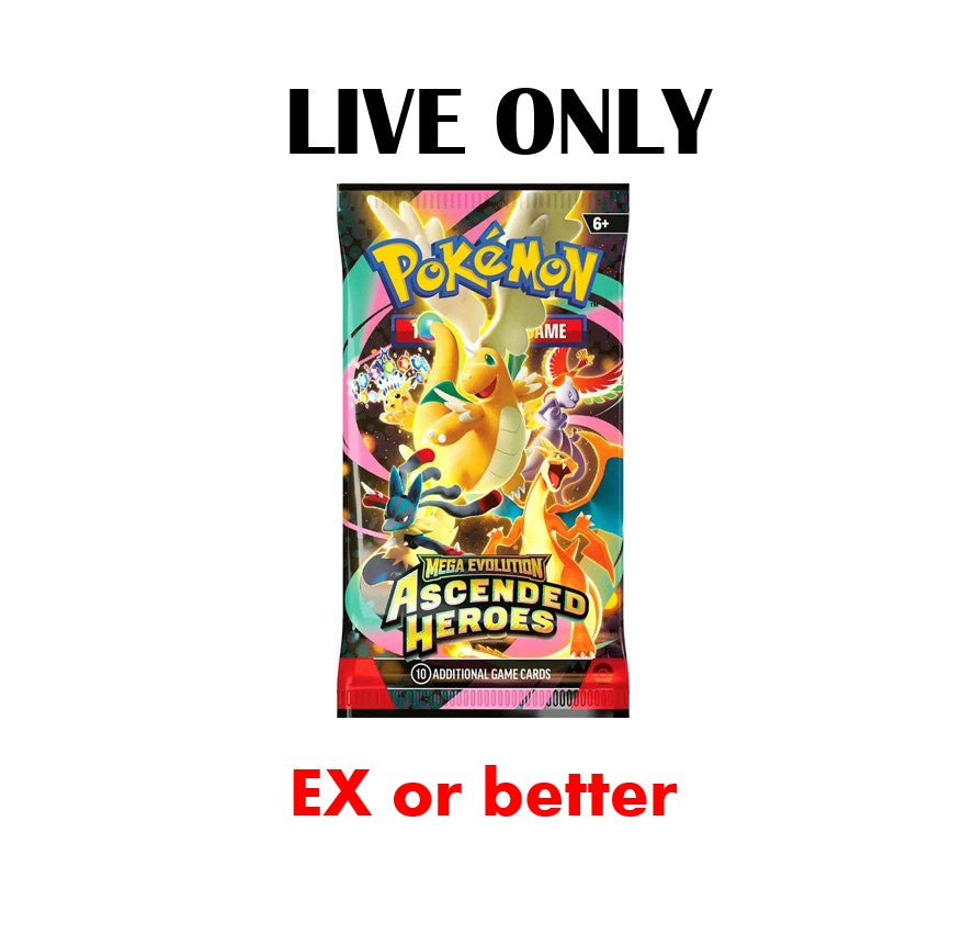 Ascended Heroes Pack, EX / IR+ (No min.): Pokemon Booster Pack