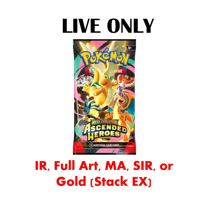 Ascended Heroes Pack, EX / IR+ (No min.): Pokemon Booster Pack