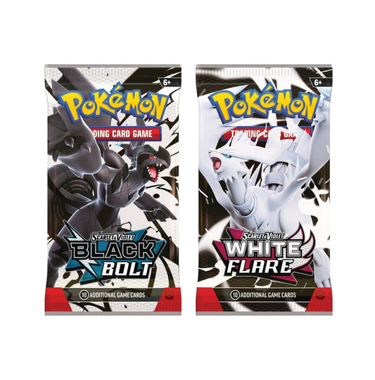 Black Bolt & White Flare: English Pokemon Booster Packs