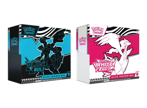 Black Bolt & White Flare ETB: Pokemon Elite Trainer Box – PokeCardHouse