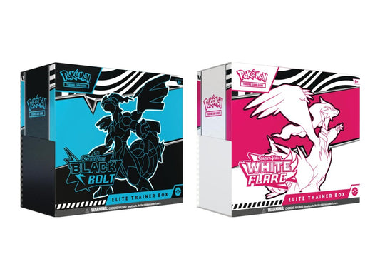 Black Bolt & White Flare ETB: Pokemon Elite Trainer Box