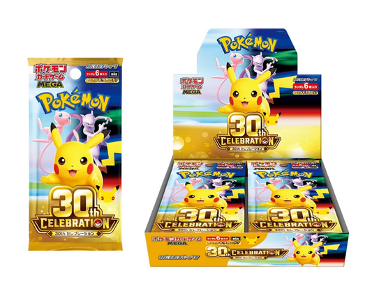 PRE-ORDER 30th Celebrations JP: Pokemon Booster Pack / Box Japanese Mega M6A