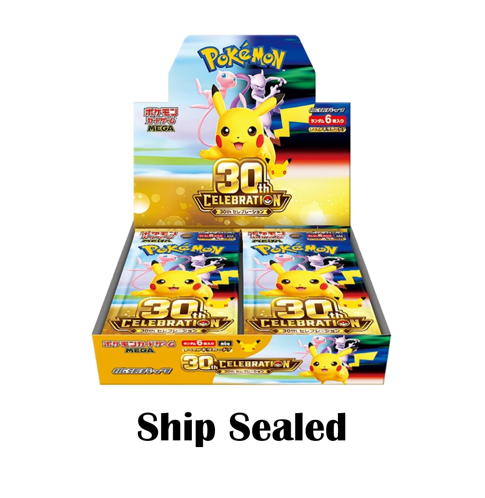 PRE-ORDER 30th Celebrations JP: Pokemon Booster Pack / Box Japanese Mega M6A