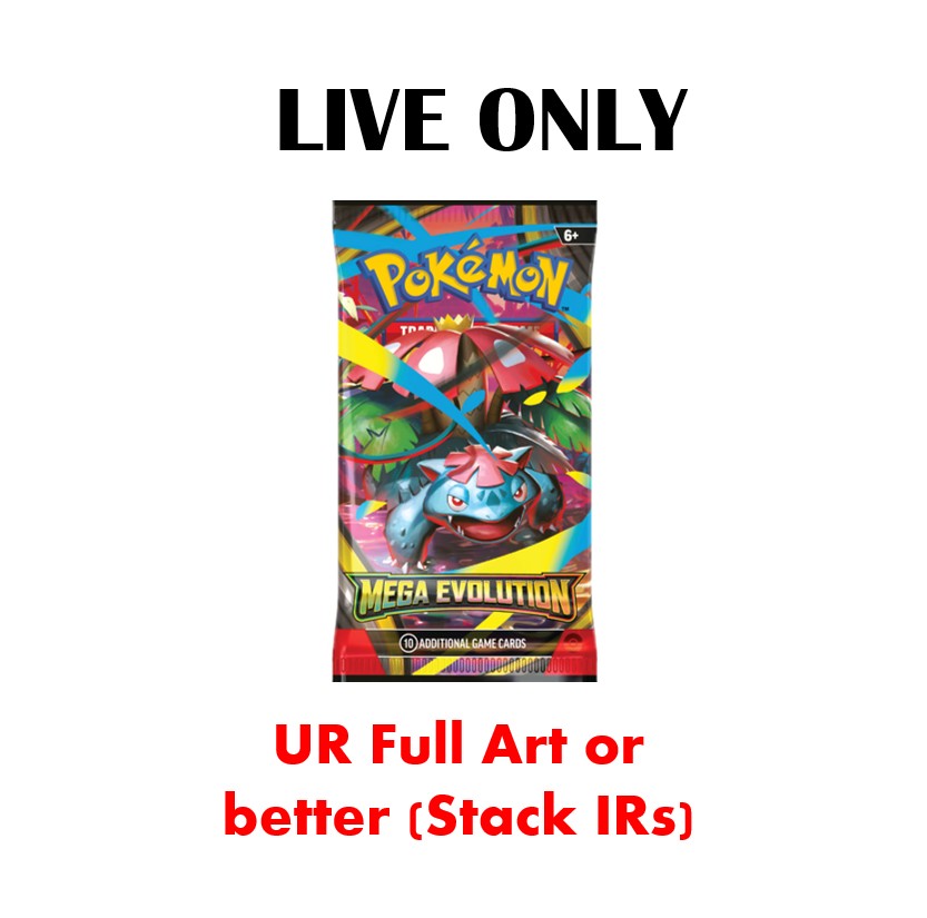 Mega Evolution Pack, IR / UR+ (No min.): Pokemon Booster