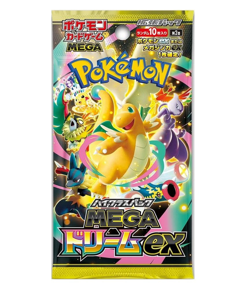 Mega Dream ex: Japanese Pokemon Booster Pack cards