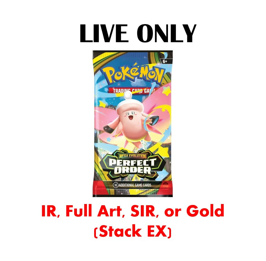 Pull-Til-You-Win Perfect Order (IR or better, No pack min.) Pokemon Booster Pack