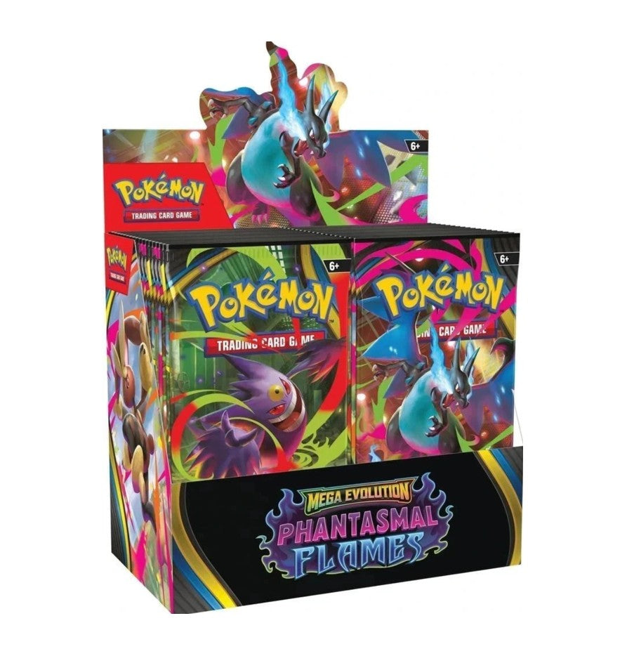Phantasmal Flames: English Pokemon Mega ME2 Booster Packs / Box