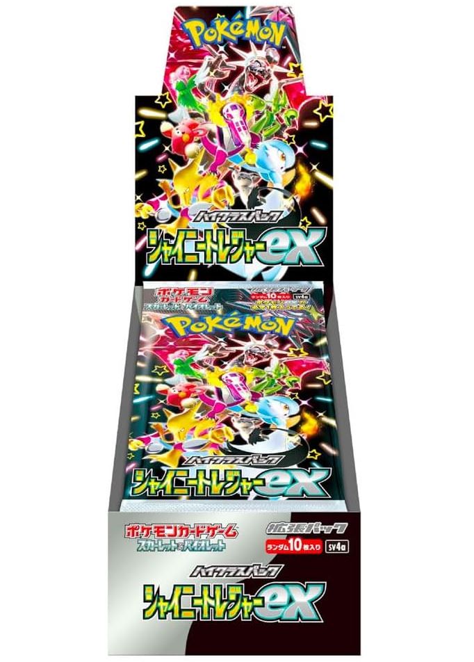 Shiny Treasure: Pokemon Booster Box Japanese cards