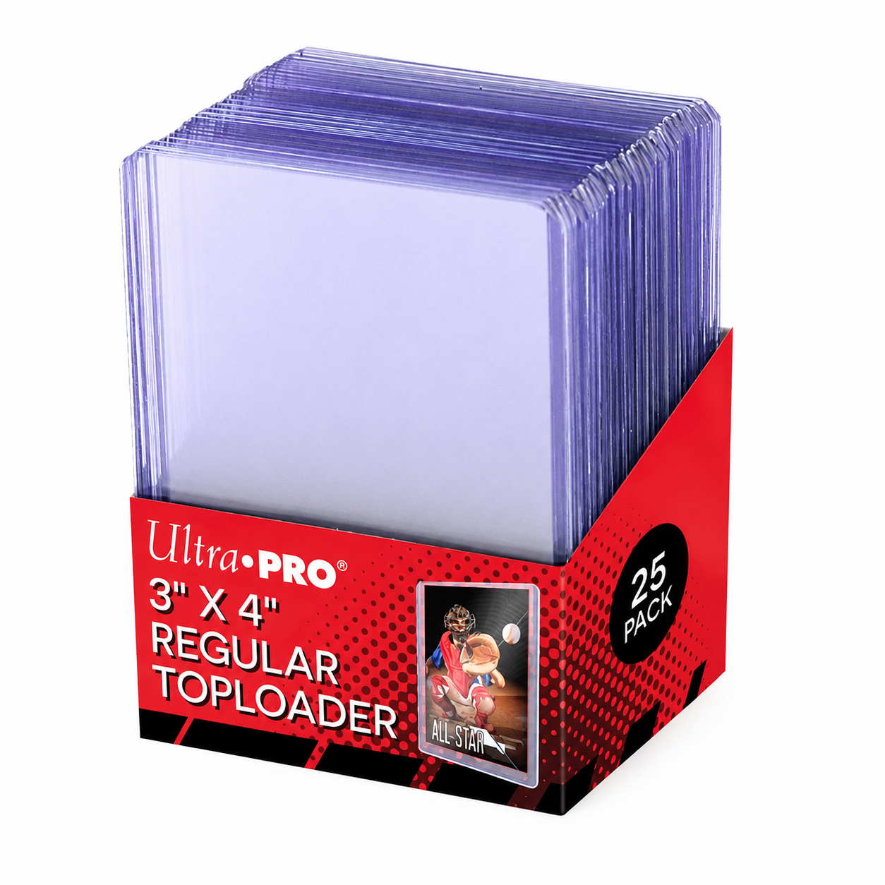 Ultra Pro Top Loaders 3x4" 25ct - Standard Size Trading Cards clear regular